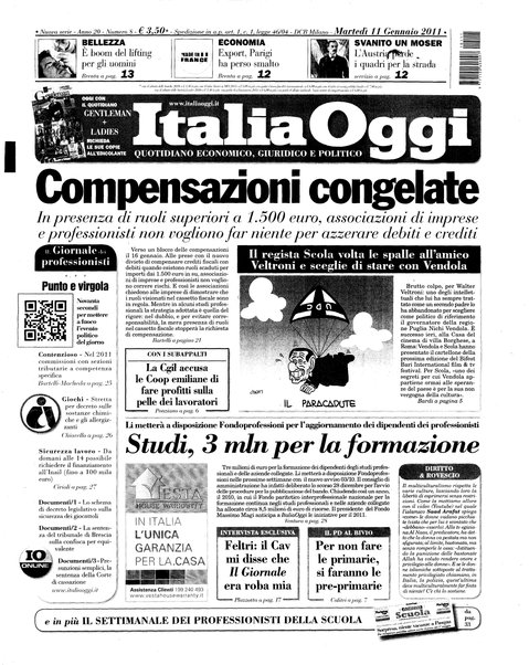 Italia oggi : quotidiano di economia finanza e politica